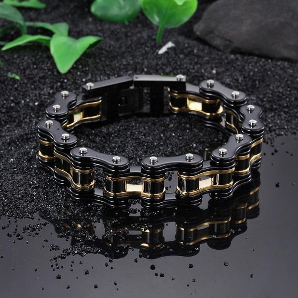 motorcycle punk style link chain bangles jewelry stainless steel biker bracelet men's gift idea link,, Black
motorcycle punk style link chain bangles jewelry stainless steel biker bracelet men's gift idea link,, Black