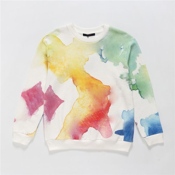 2021ss france luxury designer men's hoodies & sweatshirts home tie-dye watercolor rendering colorful round neck sweater fashion ins h, Black
2021ss france luxury designer men's hoodies & sweatshirts home tie-dye watercolor rendering colorful round neck sweater fashion ins h, Black