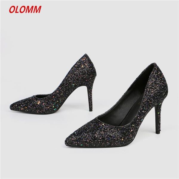women high heels brand platform pumps gladiator female wedding party sequined shoes dress, Black
women high heels brand platform pumps gladiator female wedding party sequined shoes dress, Black