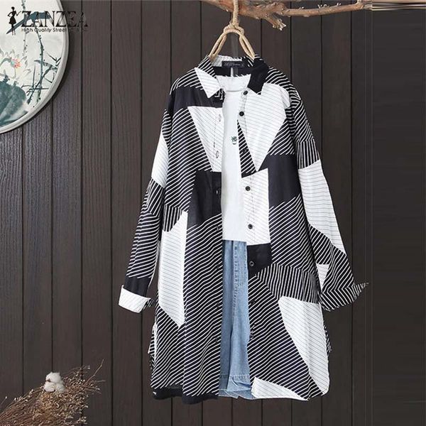 women's blouses & shirts vintage printed 2022 casual geometric long sleeve blouse female lapel button blusas plus size tunic, White
women's blouses & shirts vintage printed 2022 casual geometric long sleeve blouse female lapel button blusas plus size tunic, White