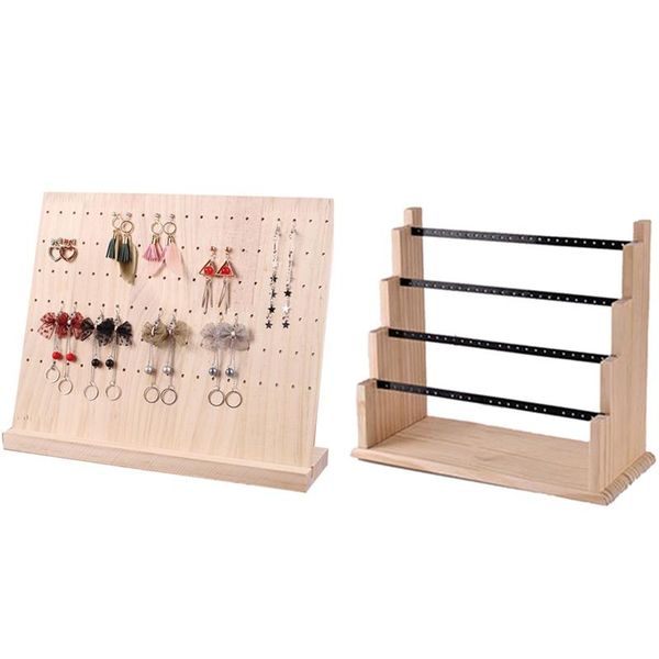 jewelry pouches, bags 1pcs 120 holes earring holder wood display & 4 layers solid tray pendant earrings rings, Pink;blue
jewelry pouches, bags 1pcs 120 holes earring holder wood display & 4 layers solid tray pendant earrings rings, Pink;blue