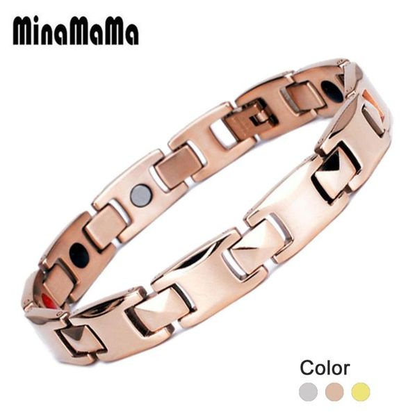 stainless steel germanium magnetic bracelets for woman men power health bracelet jewelry link, chain, Black
stainless steel germanium magnetic bracelets for woman men power health bracelet jewelry link, chain, Black