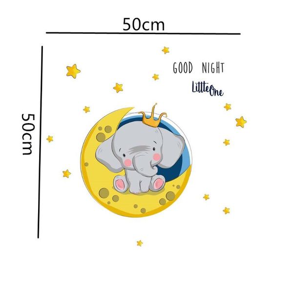 cartoon elephant good night pvc sticker wall living room decoration stickers
cartoon elephant good night pvc sticker wall living room decoration stickers