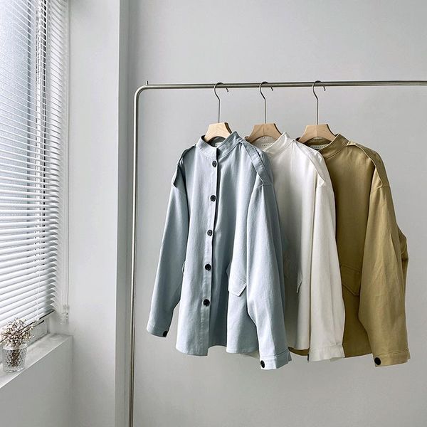women's jackets 2021 spring 3-colors long-sleeved work jacket female korean casual fashion cardigan coat 6012, Black;brown
women's jackets 2021 spring 3-colors long-sleeved work jacket female korean casual fashion cardigan coat 6012, Black;brown