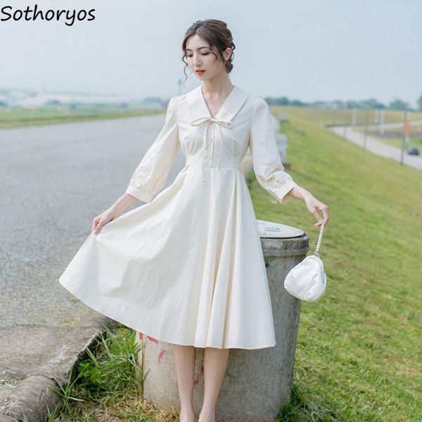 casual dresses tender dress women spring french vintage solid high waist slim fit mid-calf sashes a-line peter-pan collar bow elegant fashio, Black;gray
casual dresses tender dress women spring french vintage solid high waist slim fit mid-calf sashes a-line peter-pan collar bow elegant fashio, Black;gray