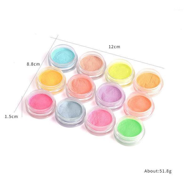 12pcs/set noctilucent manicure finger nail polish powder glitter art beauty decoration supplies ornament ef1, Silver;gold
12pcs/set noctilucent manicure finger nail polish powder glitter art beauty decoration supplies ornament ef1, Silver;gold
