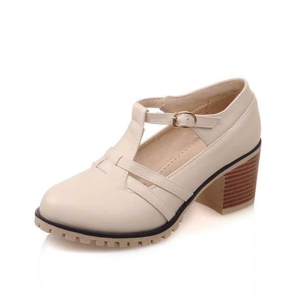dress shoes goxpacer 2021 summer ol fashion women sandals t-style buckle round toe high heels thick heel plus size, Black
dress shoes goxpacer 2021 summer ol fashion women sandals t-style buckle round toe high heels thick heel plus size, Black
