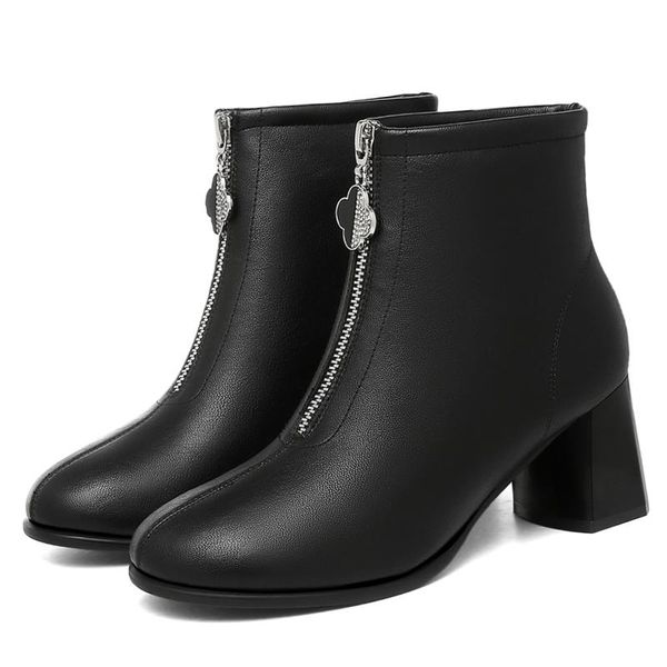 boots fashion women pu leather high heels shoes square round toe zip autumn/winter short 2-9717, Black
boots fashion women pu leather high heels shoes square round toe zip autumn/winter short 2-9717, Black