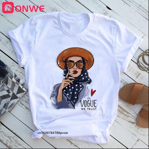 women fashion lady vogue tshirt girl harajuku casual white t shirt female clothes drop
women fashion lady vogue tshirt girl harajuku casual white t shirt female clothes drop