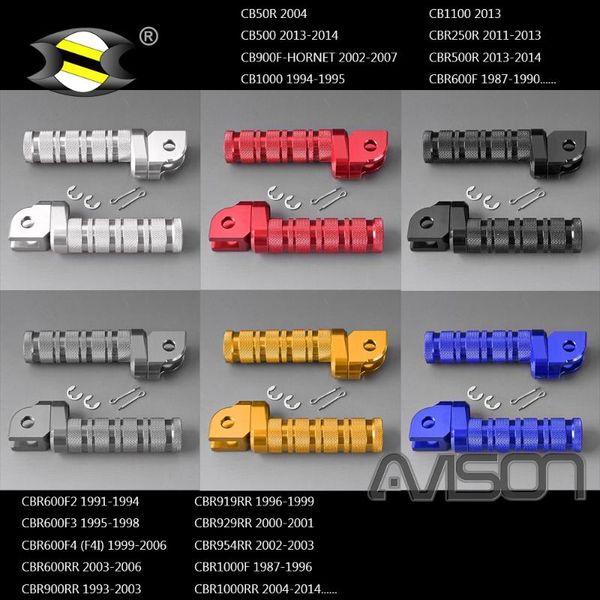 pedals for cbr500r 13-14 cbr600rr 03-06 msx125 cb1100 front footrests foot rests motorcycle footpegs rider pegs pedal cnc
pedals for cbr500r 13-14 cbr600rr 03-06 msx125 cb1100 front footrests foot rests motorcycle footpegs rider pegs pedal cnc