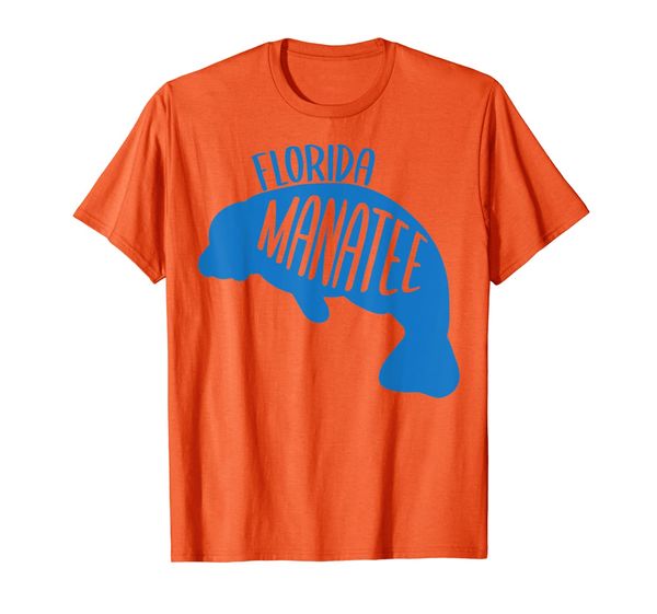 florida manatee souvenir sea cow gift idea t-shirt, White;black