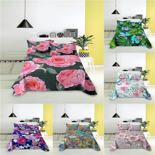 sheets & sets flowers pattern bed sheet flat bedclothes with case queen king for kids bedding bedroom home textile
sheets & sets flowers pattern bed sheet flat bedclothes with case queen king for kids bedding bedroom home textile