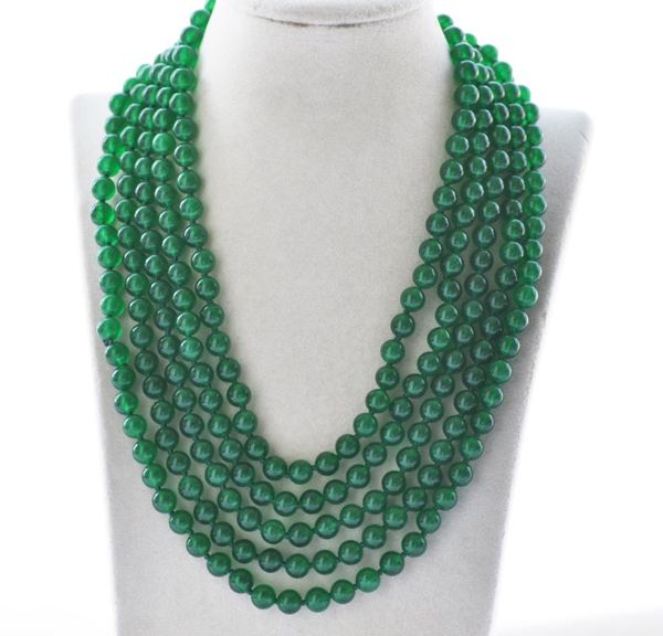 chokers mct·star z10734 long 50"-100" 8mm round green jade bead necklace, Golden;silver
chokers mct·star z10734 long 50"-100" 8mm round green jade bead necklace, Golden;silver