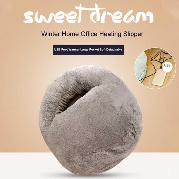 soft home office usb foot warmer detachable safe large pocket winter shoes wormwood faux fur warm heating slipper washable slippers, Black
soft home office usb foot warmer detachable safe large pocket winter shoes wormwood faux fur warm heating slipper washable slippers, Black