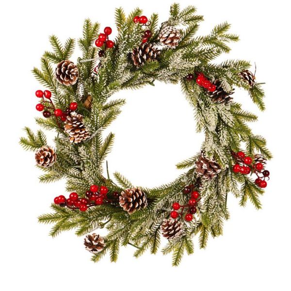 christmas wreath white pinecone red fruit garland frosted flocking pendant decoration decorative flowers & wreaths
christmas wreath white pinecone red fruit garland frosted flocking pendant decoration decorative flowers & wreaths