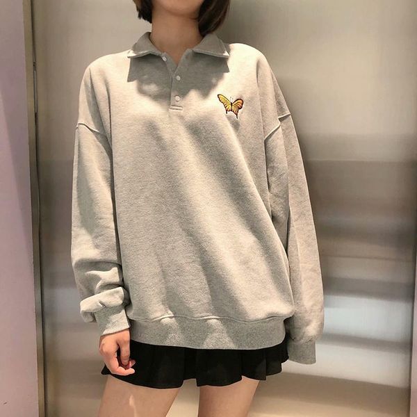 women's hoodies & sweatshirts unuth girls oversize cotton 2021 spring-autumn fashiion ladies soft loose pullovers vintage women chic, Black
women's hoodies & sweatshirts unuth girls oversize cotton 2021 spring-autumn fashiion ladies soft loose pullovers vintage women chic, Black