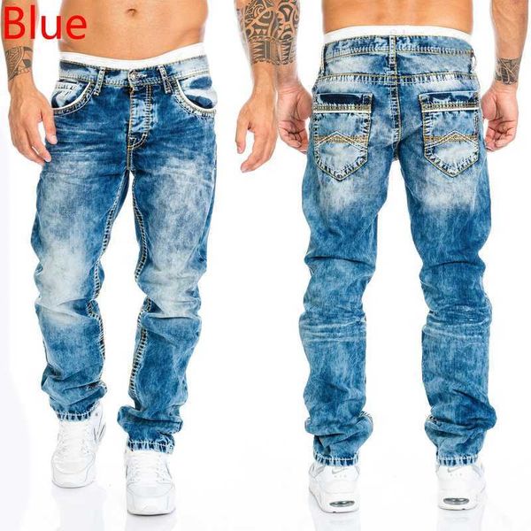 men's jeans washed pockets straight denim pants men designer jeans hip hop style jogging jeans casual streetwear trousers 211009, Blue
men's jeans washed pockets straight denim pants men designer jeans hip hop style jogging jeans casual streetwear trousers 211009, Blue