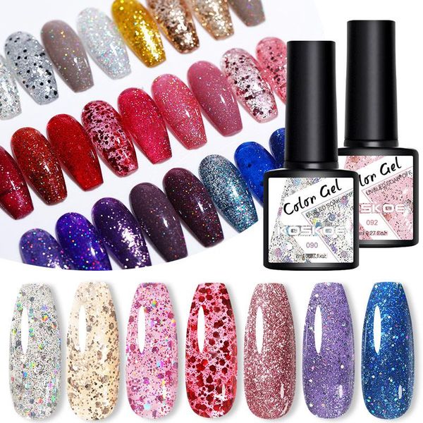 nail gel koskoe 8ml polish glitter sequins soak off uv varnish 136 colorful with mabase coat diy art, Red;pink
nail gel koskoe 8ml polish glitter sequins soak off uv varnish 136 colorful with mabase coat diy art, Red;pink