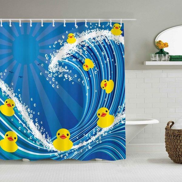 axedenrrt children's small yellow duck cartoon rubber blue wave shower curtain set closet curtain bath shower curtain cloth
axedenrrt children's small yellow duck cartoon rubber blue wave shower curtain set closet curtain bath shower curtain cloth