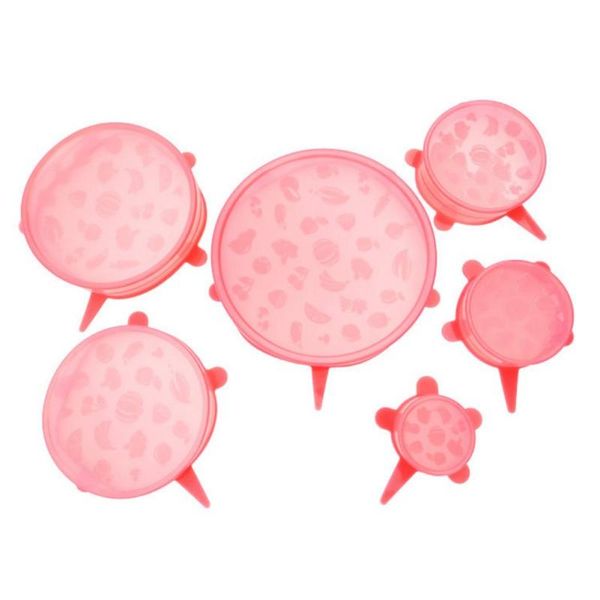 kitchen storage & organization 6pcs silicone stretch lids universal fruit mug food wrap bowl pot cover lid fresh-keeping pan cooking accesso
kitchen storage & organization 6pcs silicone stretch lids universal fruit mug food wrap bowl pot cover lid fresh-keeping pan cooking accesso