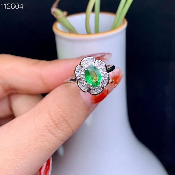 cluster rings exquisite green tsavorite ring women silver fine jewelry natural real gem 925 sterling gift 5x7mm size, Golden;silver
cluster rings exquisite green tsavorite ring women silver fine jewelry natural real gem 925 sterling gift 5x7mm size, Golden;silver