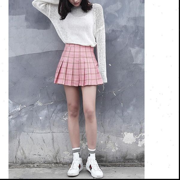 kawaii high waist pleated mini womens skirts school outfits girls plaid fashion clothing, Black
kawaii high waist pleated mini womens skirts school outfits girls plaid fashion clothing, Black