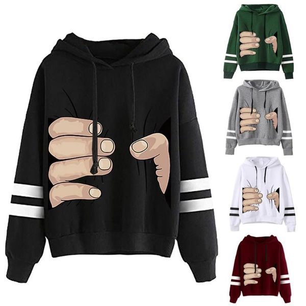 sudaderas de mujer womens clothing long sleeve stripe print jumper hoodie sweatshirt pullover sweat capuche ropa de mujer, Black
sudaderas de mujer womens clothing long sleeve stripe print jumper hoodie sweatshirt pullover sweat capuche ropa de mujer, Black