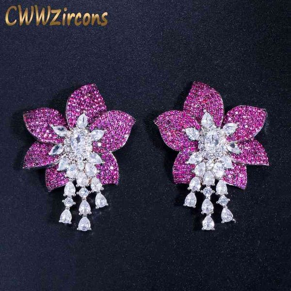 cwwzircons geometric designer big rose red flower cubic zircon luxury 925 silver drop earrings for women brand jewelry cz458, Golden
cwwzircons geometric designer big rose red flower cubic zircon luxury 925 silver drop earrings for women brand jewelry cz458, Golden