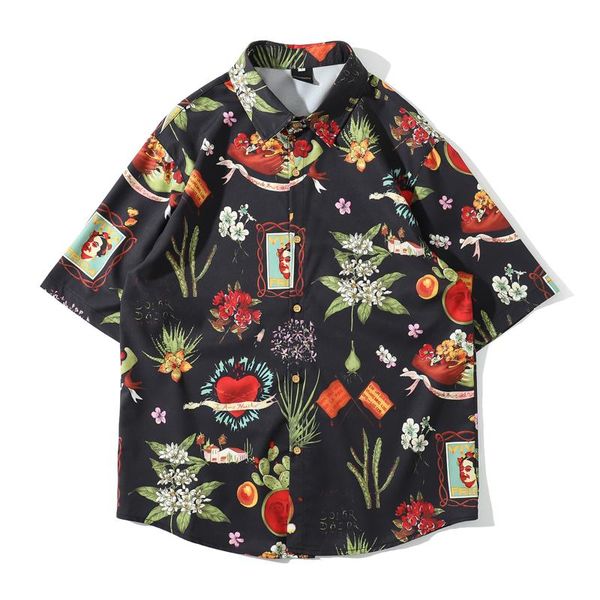 hawaiian beach holiday shirt men women fashion flower pattern short sleeve turn-down collar straight loose puls size blouse men's casua, White;black
hawaiian beach holiday shirt men women fashion flower pattern short sleeve turn-down collar straight loose puls size blouse men's casua, White;black