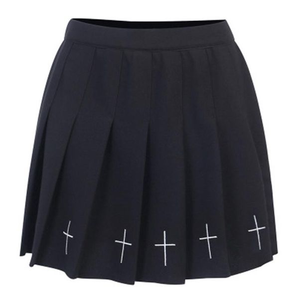 skirts dark a-line skirt female summer punk style black high waist pleated short wild
skirts dark a-line skirt female summer punk style black high waist pleated short wild