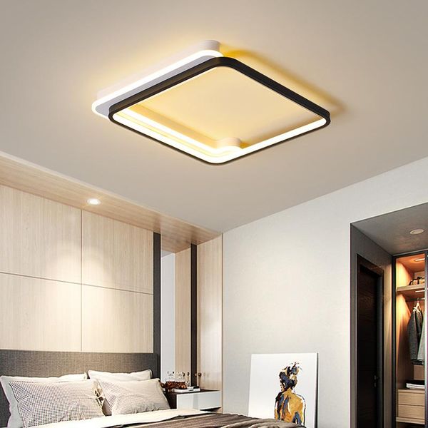 square led ceiling light for bedroom modern metal hanging lamp kitchen dining room foyer black white dimmable indoor fixtures lights
square led ceiling light for bedroom modern metal hanging lamp kitchen dining room foyer black white dimmable indoor fixtures lights