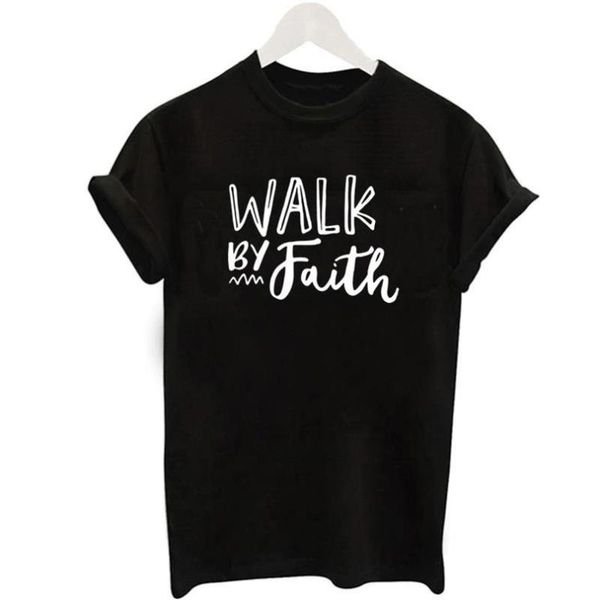 walk by faith christian inspirational t shirt jesus graphic women fashion camiseta rosa feminina grunge aesthetic quote tee women's t-s, White
walk by faith christian inspirational t shirt jesus graphic women fashion camiseta rosa feminina grunge aesthetic quote tee women's t-s, White
