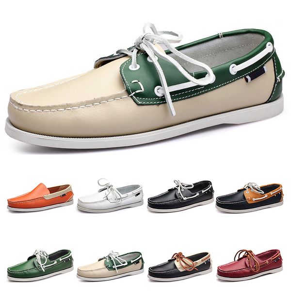 womens sneakers sailing shoe mens casual leather shoes black white green orange brown outdoor trainers size 38-45 six
womens sneakers sailing shoe mens casual leather shoes black white green orange brown outdoor trainers size 38-45 six