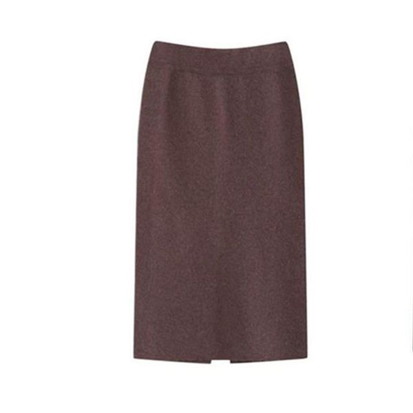 skirts brown knitted women elastic waist split pencil skirt korean casual bodycon long midi sweet vintage elegant bottoms, Black
skirts brown knitted women elastic waist split pencil skirt korean casual bodycon long midi sweet vintage elegant bottoms, Black