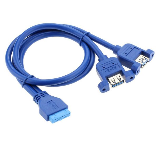 computer cables & connectors 0.5m 19pin female header to dual usb 3.0 a port cable desk20p 2 usb3.0 splitter with screws holes
computer cables & connectors 0.5m 19pin female header to dual usb 3.0 a port cable desk20p 2 usb3.0 splitter with screws holes