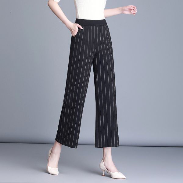 women's pants & capris trousers spring and autumn cut feminine loose casual pants waist high in straight leg mz63, Black;white
women's pants & capris trousers spring and autumn cut feminine loose casual pants waist high in straight leg mz63, Black;white