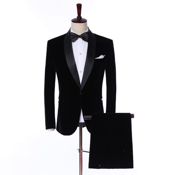 men's suits & blazers colorful choice velvet men custom made fashion terno slim fit groom tuxedo wedding mens 2 pieces (jacket+pants), White;black
men's suits & blazers colorful choice velvet men custom made fashion terno slim fit groom tuxedo wedding mens 2 pieces (jacket+pants), White;black