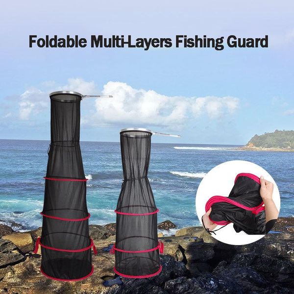 fishing accessories 1 pcs multi-layers guard foldable trap net cage portable fish care small mesh tackle
fishing accessories 1 pcs multi-layers guard foldable trap net cage portable fish care small mesh tackle