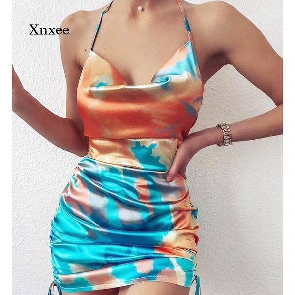 tie dye print satin spaghetti strap mini dress women fashion drawstring casual elegant chic bodycon y2k clothing 2021 dresses, Black;gray
tie dye print satin spaghetti strap mini dress women fashion drawstring casual elegant chic bodycon y2k clothing 2021 dresses, Black;gray