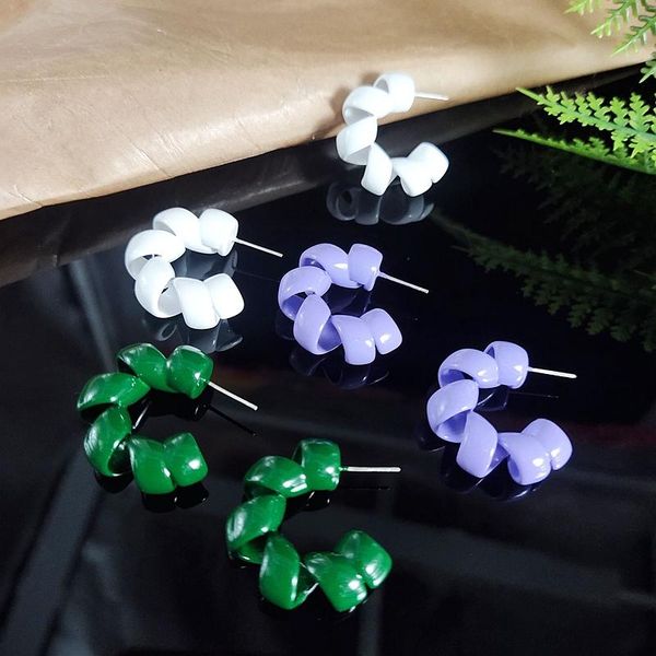 hoop & huggie european and american personality exaggerated c-shaped spiral cutting design earrings women's color spring fashion, Golden;silver
hoop & huggie european and american personality exaggerated c-shaped spiral cutting design earrings women's color spring fashion, Golden;silver