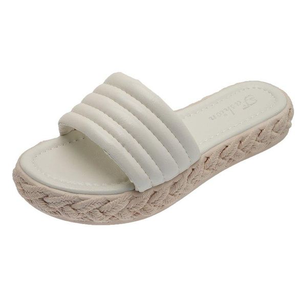 pure color simple women's slippers fashion wild pleated upper trend flat beach outdoor small fresh 2021, Black
pure color simple women's slippers fashion wild pleated upper trend flat beach outdoor small fresh 2021, Black