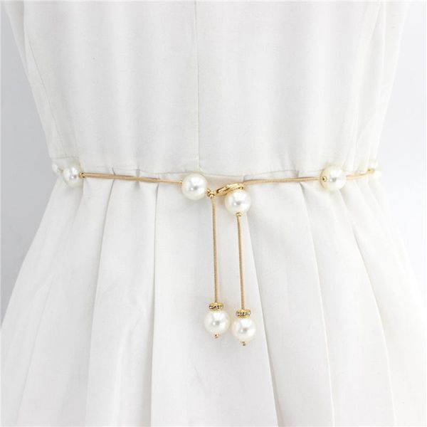 belts ladies adjustable pearl chain belt fashion women design simple style decor dress thin skinny waist, Black;brown
belts ladies adjustable pearl chain belt fashion women design simple style decor dress thin skinny waist, Black;brown