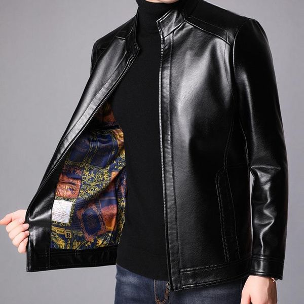 men's fur & faux leather sheepskin men middle-aged autumn winter jacket coat collar locomotive real with velvet, Black
men's fur & faux leather sheepskin men middle-aged autumn winter jacket coat collar locomotive real with velvet, Black