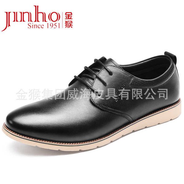 golden monkey leather sho men's breathable low lace up rubber black round head
golden monkey leather sho men's breathable low lace up rubber black round head