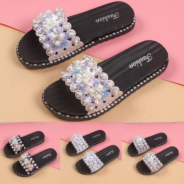 slippers women's fashion shiny low heel shoes flat bottom non-slip beach indoor sandals and fashion#40, Black
slippers women's fashion shiny low heel shoes flat bottom non-slip beach indoor sandals and fashion#40, Black