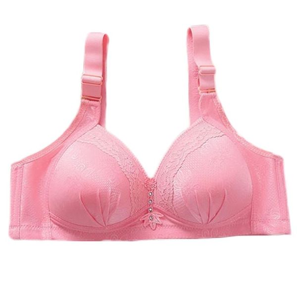 bras women plus size wireless bra floral lace trim rhinestone padded adjustable brassiere breathable full coverage underwear, Red;black
bras women plus size wireless bra floral lace trim rhinestone padded adjustable brassiere breathable full coverage underwear, Red;black