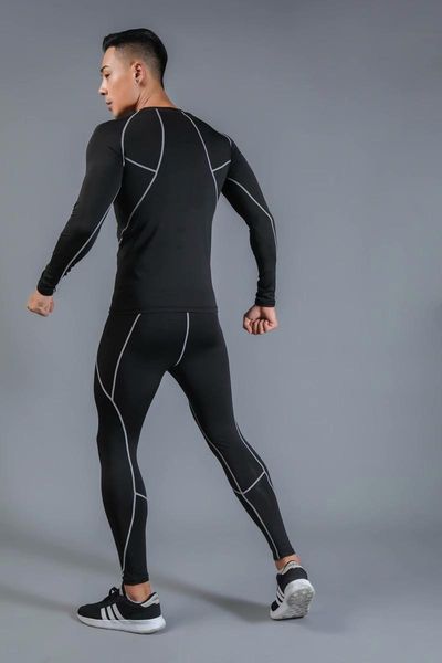 men's tracksuits kits men compression set jogging workout fitness suit long sleeve shirts tracksuit rashguard, Gray
men's tracksuits kits men compression set jogging workout fitness suit long sleeve shirts tracksuit rashguard, Gray