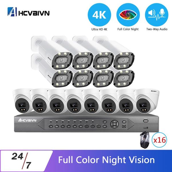 h.265+ 4k 16ch 5mp poe nvr kit hd color night vision cctv security camera system two way audio video surveillance set wireless kits
h.265+ 4k 16ch 5mp poe nvr kit hd color night vision cctv security camera system two way audio video surveillance set wireless kits