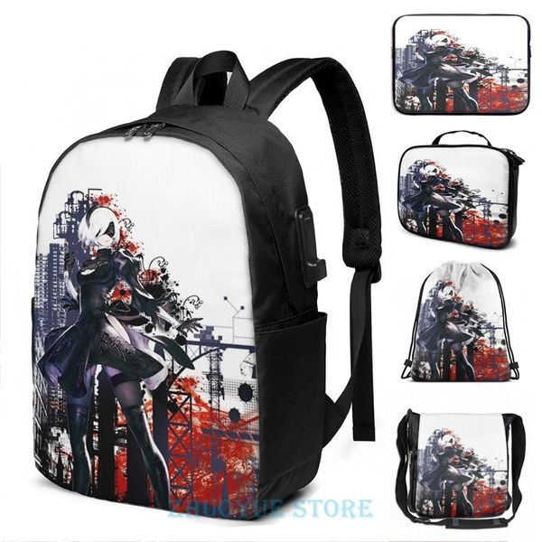 backpack funny graphic print nier automata usb charge men school bags women bag travel laptop
backpack funny graphic print nier automata usb charge men school bags women bag travel laptop