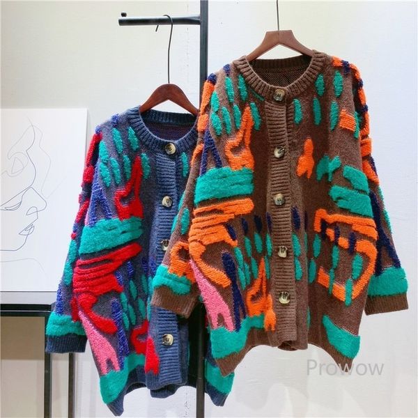 knits oversized cardigan long contrast graffiti thickened sweater coat women autumn winter knitted jacket knitwear, White
knits oversized cardigan long contrast graffiti thickened sweater coat women autumn winter knitted jacket knitwear, White